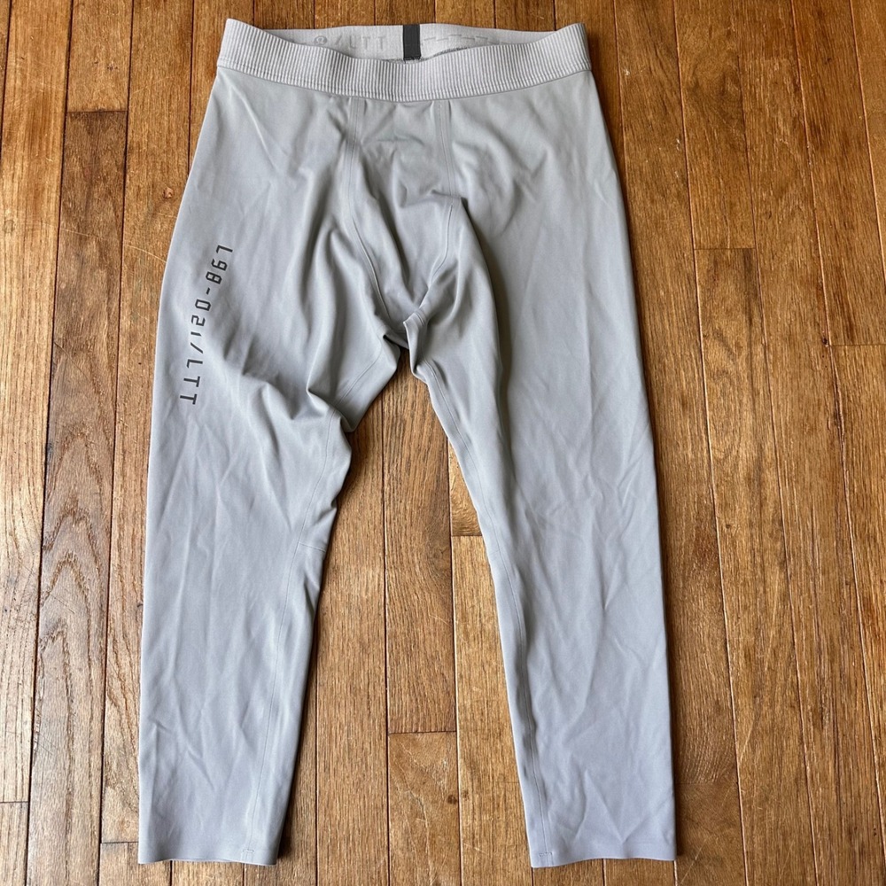 Lululemon License to Train Tight Mens XL 21" Grey Modern Activewear Compression